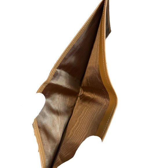 CELINE: Brown, Monogram Macadam Logo Wallet/Card Holder #1314 - Picture 6 of 6